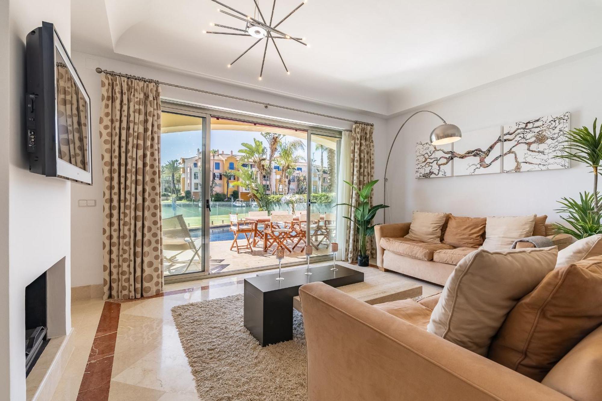 Waterside Apartment In Sotogrande Marina With Private Pool サン・ロケ エクステリア 写真