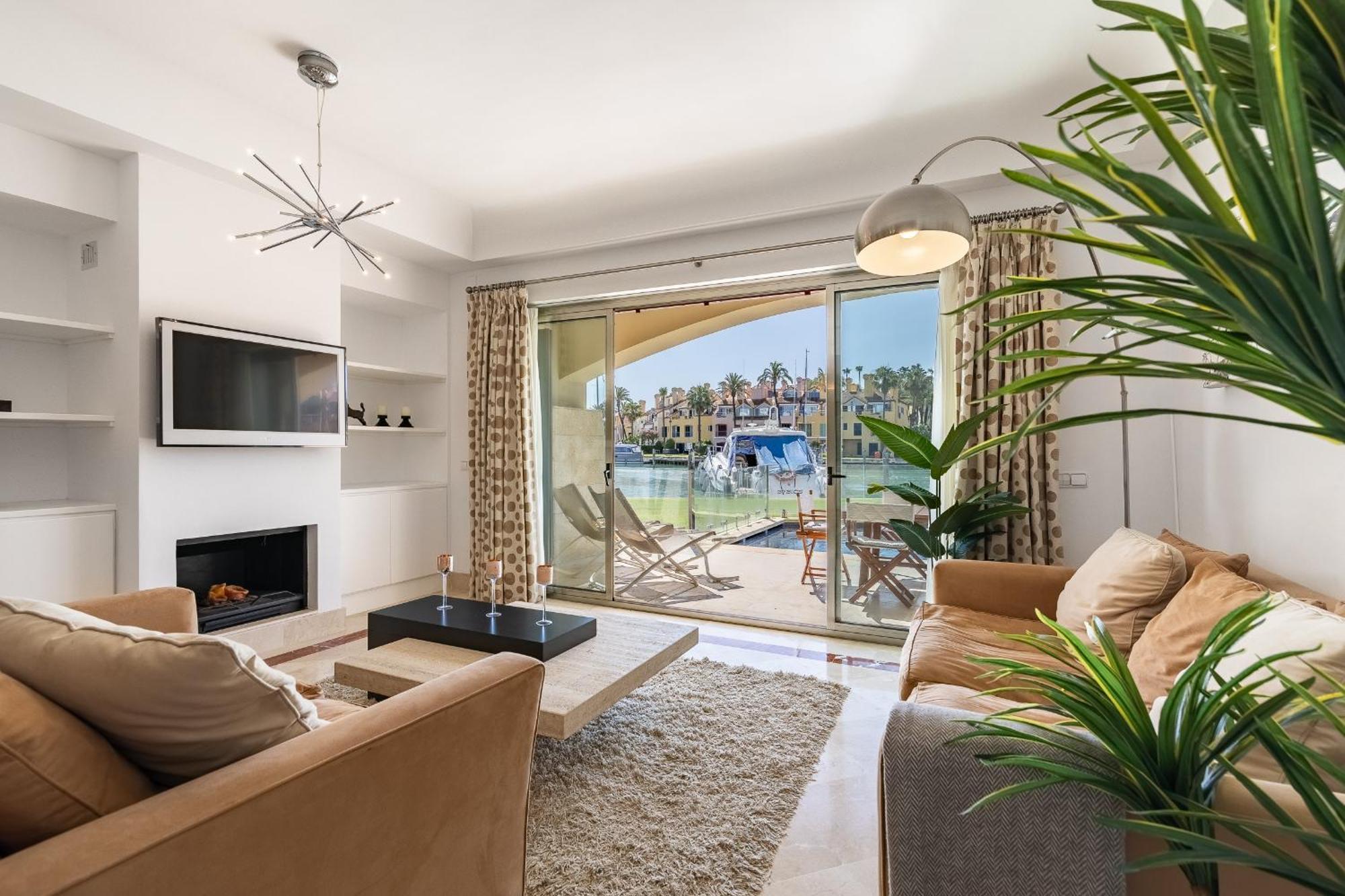 Waterside Apartment In Sotogrande Marina With Private Pool サン・ロケ エクステリア 写真